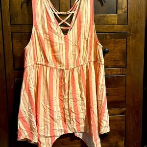 Torrid striped tank top